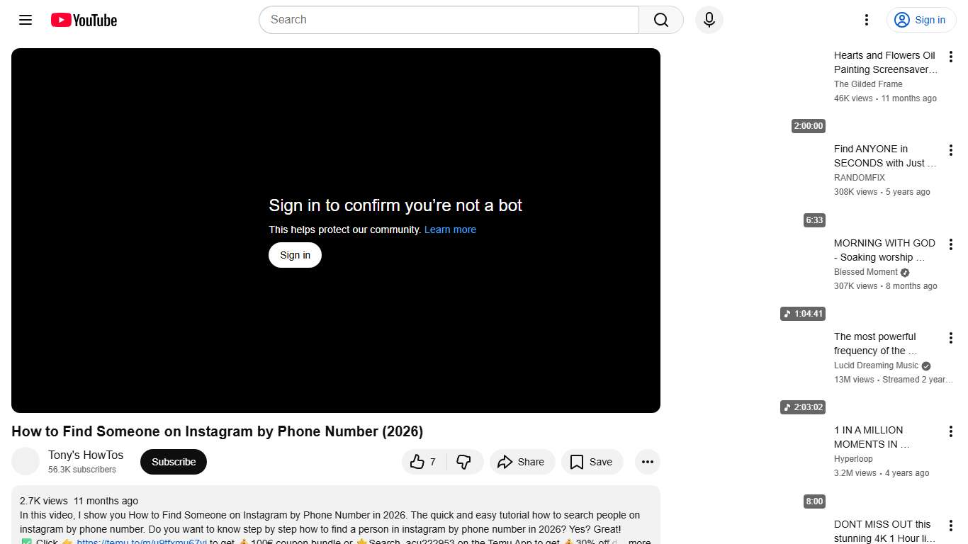 How to Find Someone on Instagram by Phone Number (2026) - YouTube